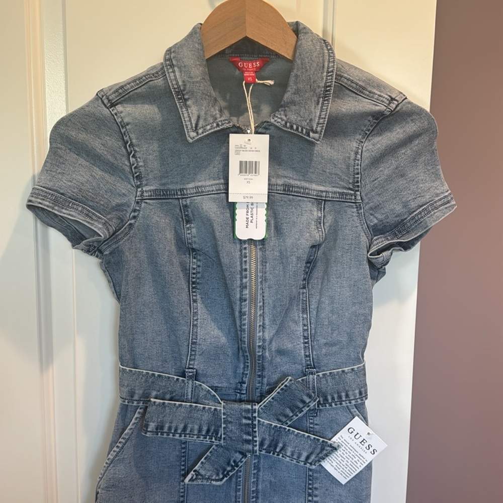 NWT GUESS Denim dress - Picture 2 of 3